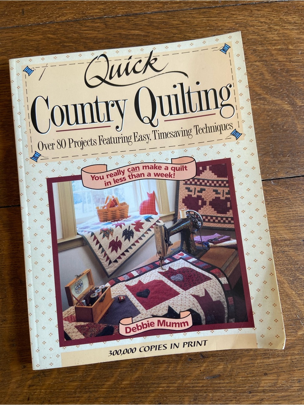 DIY Quilting Project Book Craft Ideas Handmade Fibre-work Cottagecore Trad